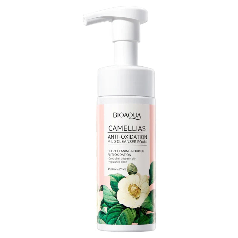 Espuma facial de camellias