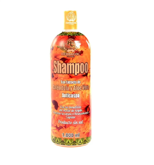 Shampoo calendula y aloe vera x1000 ml