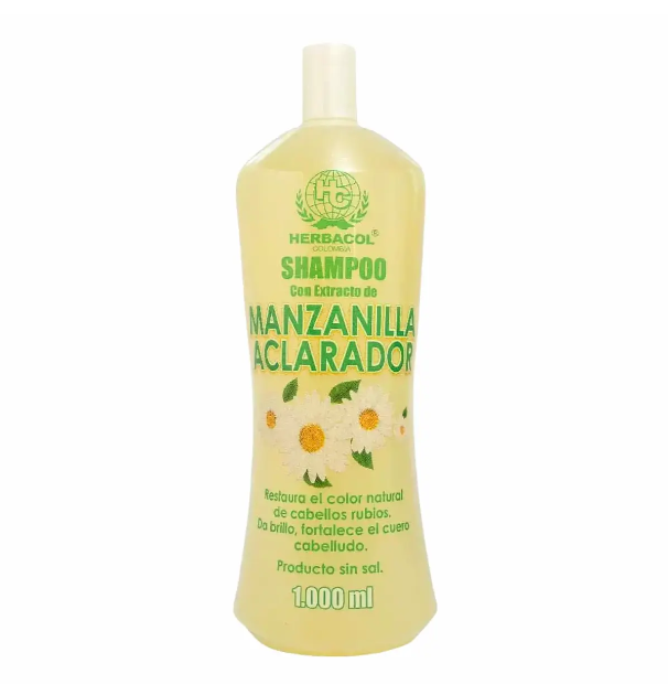 Shampoo manzanilla aclarador x1000 ml