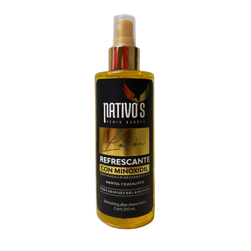 Locion refrescante con minoxidil