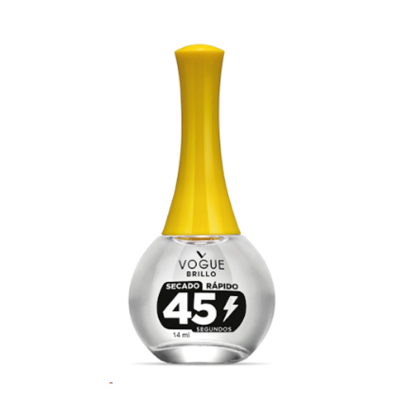 Esmalte vogue 45 seg lujo gel tapa amarilla