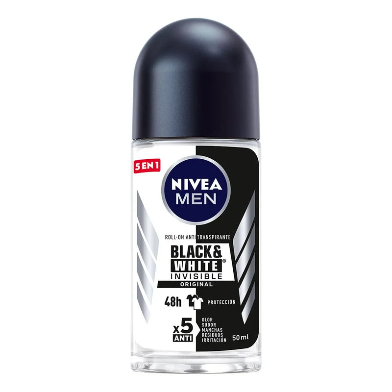 Desodorante rollon hombre black and white x50 ml
