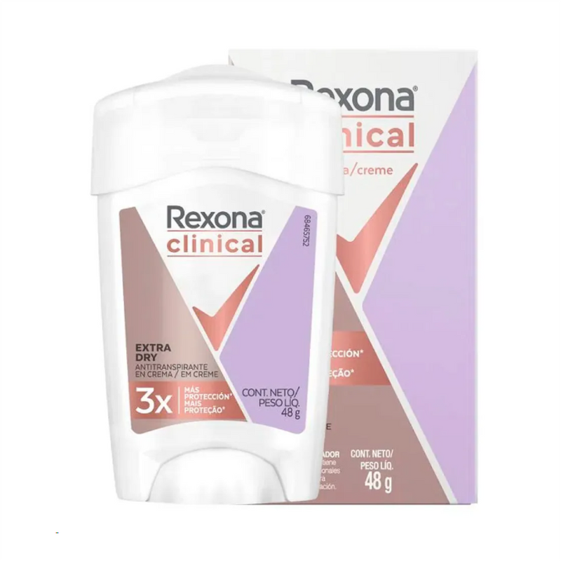 Desodorante clinical morado x48