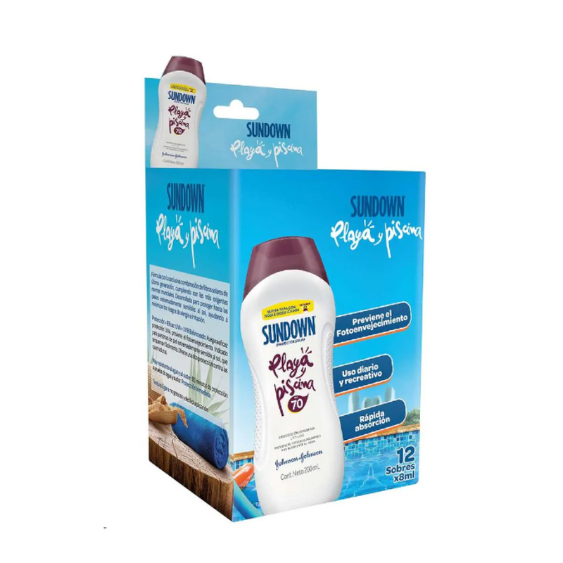 Bloqueador sundawn f 70 sobre