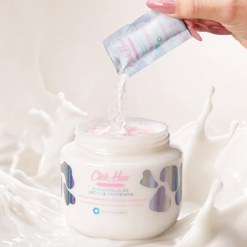 Mascarilla de leche y proteínas línea profesional