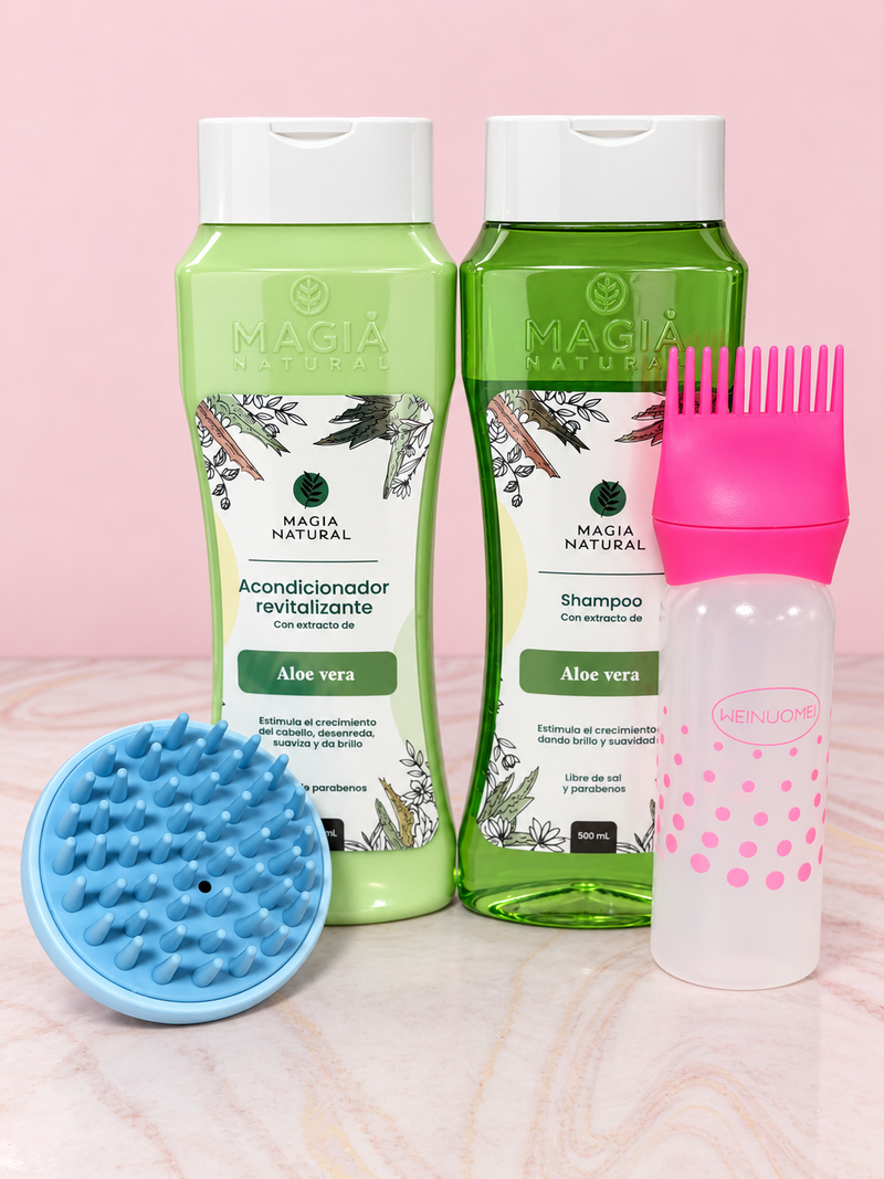 Kit de hidratación shampoo aloe + acondicionador aloe