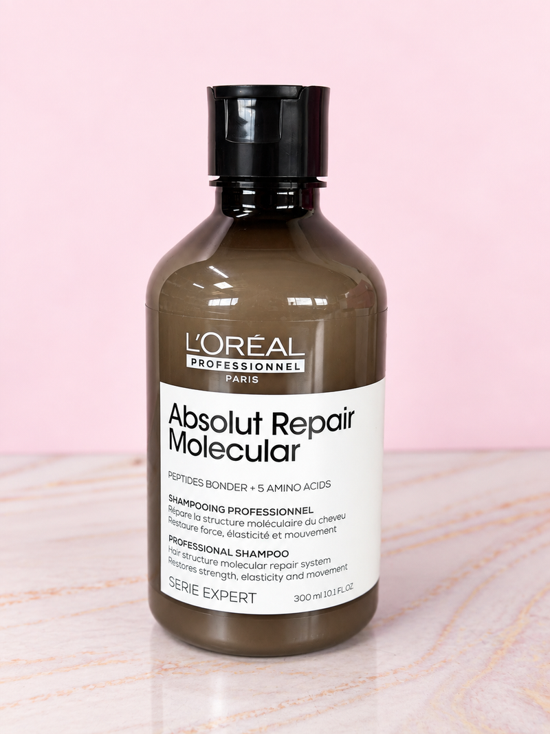 Shampoo absolut repair molecular 300 ml linea profesional (color café)