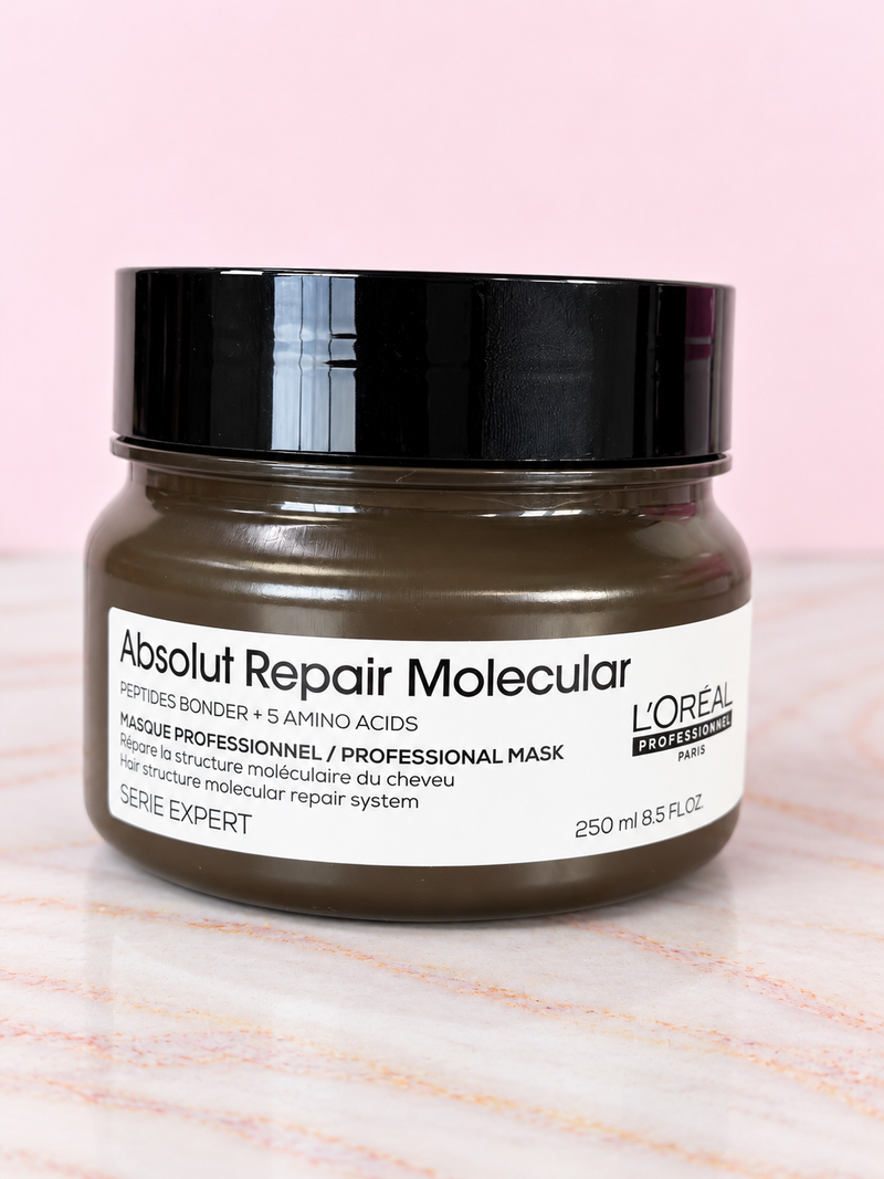 Mascarilla profesional absolut repair molecular 250 ml linea profesional (color café)