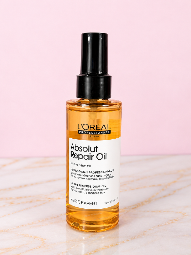Aceite 10 en 1 absolut repair 90 ml linea profesional (color amarillo claro)