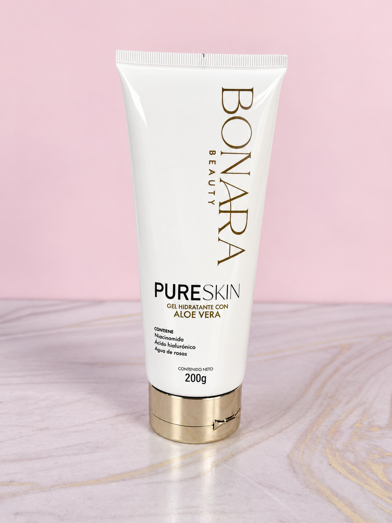 Gel facial de aloe vera pure skin