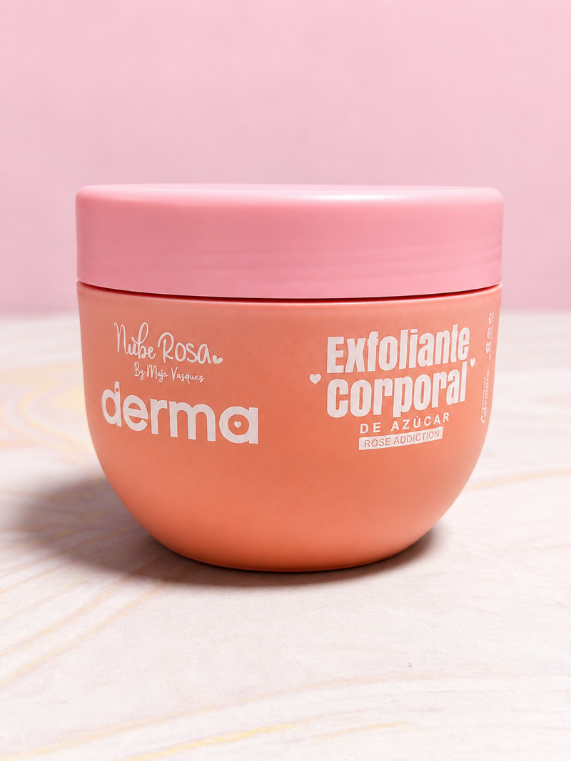 Exfoliante corporal de azúcar rose addiction