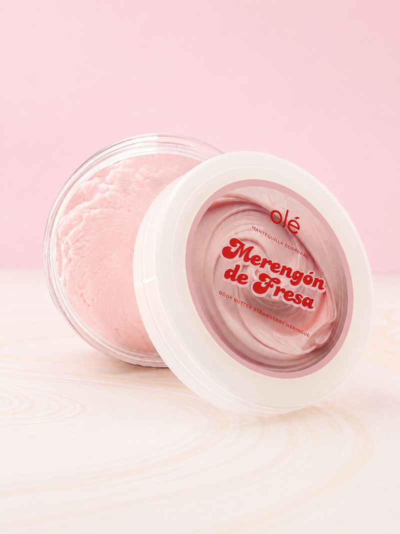 Mantequilla corporal merengue de fresas