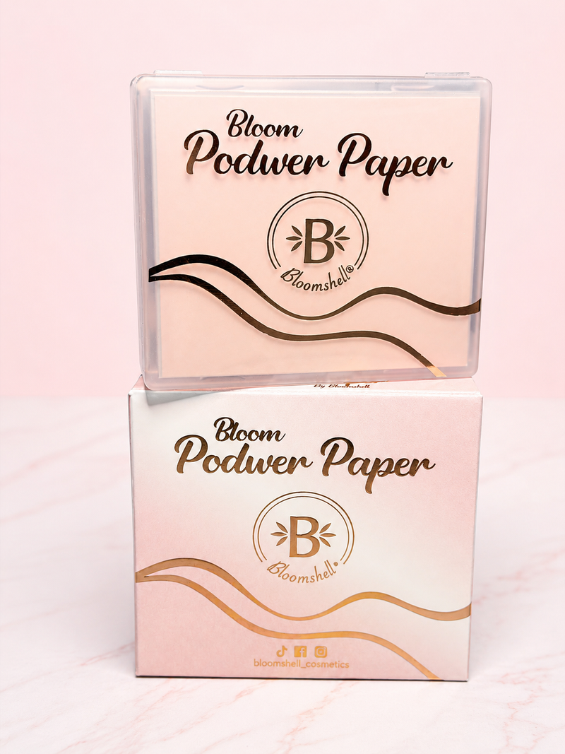 Papelitos antigrasa con polvo tono natural bloom powder paper tono 1 natural