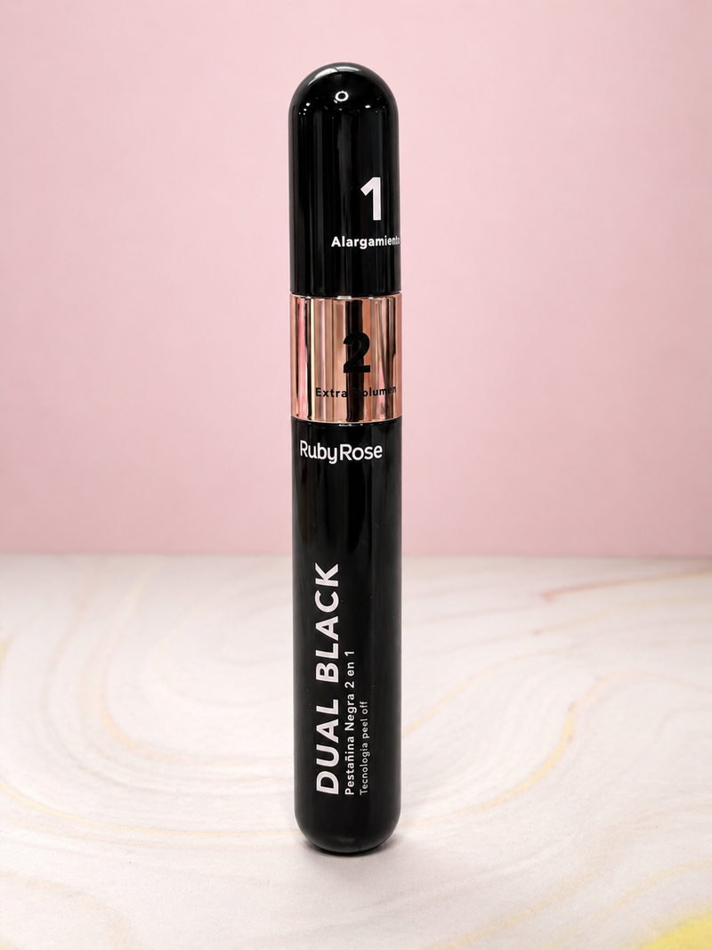 Pestañina dual black negra