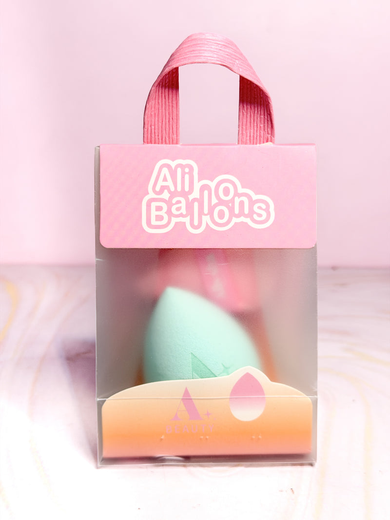 Set esponja + borla aliballoons