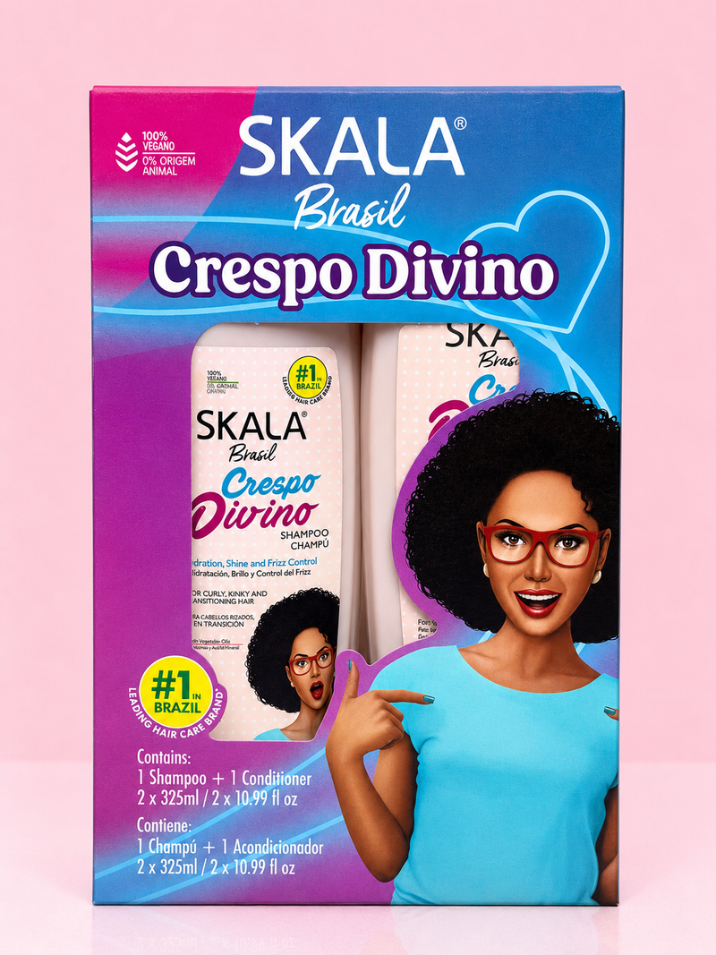 Kit shampoo + acondicionador crespo divino