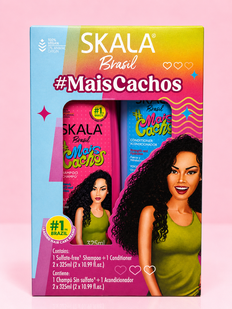 Kit shampoo + acondicionador mais cachos