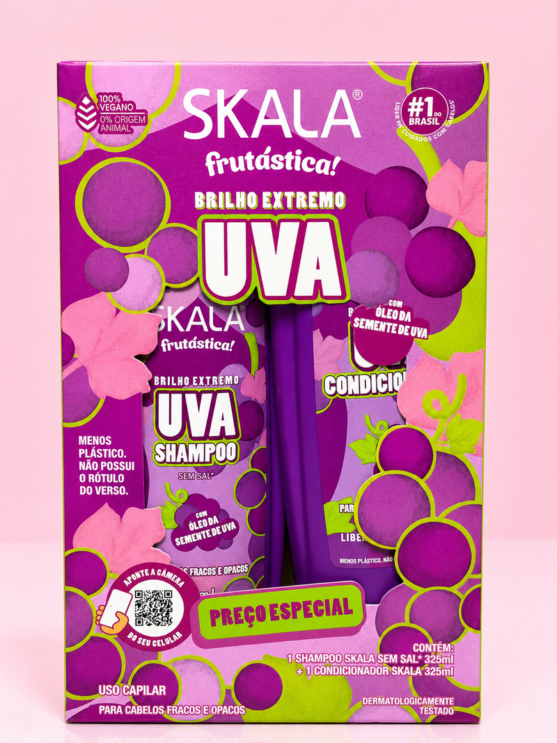Kit shampoo + acondicionador uva