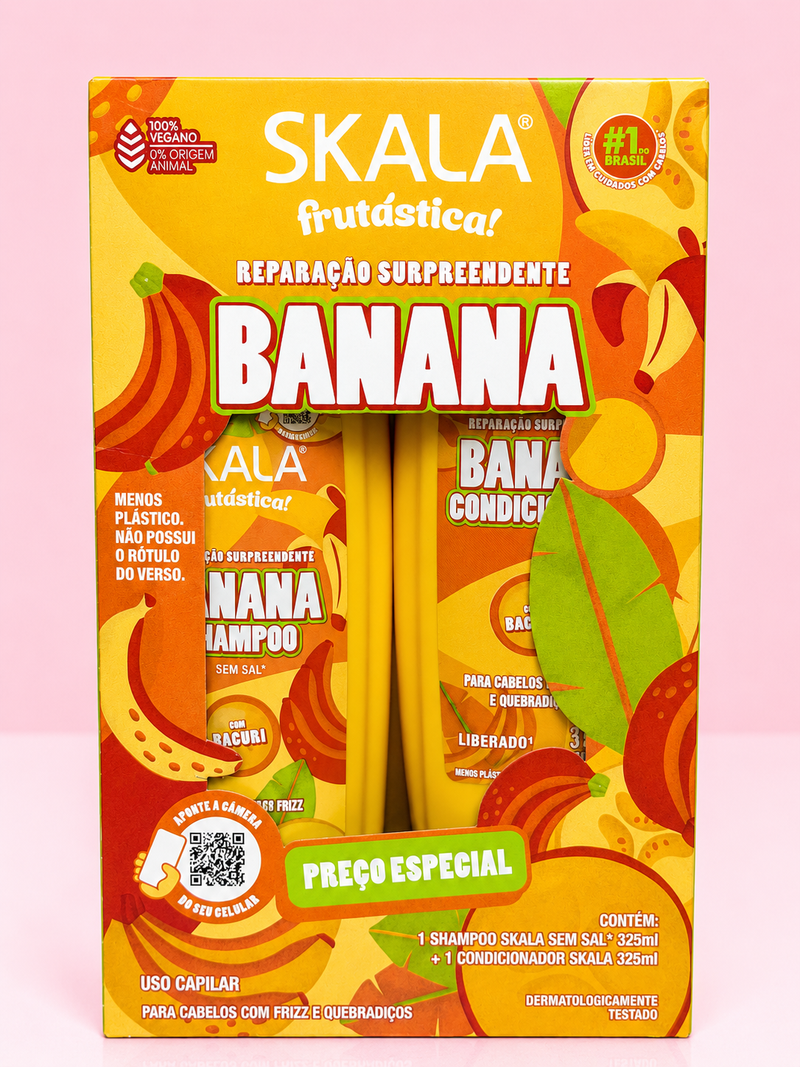 Kit shampoo + acondicionador banana