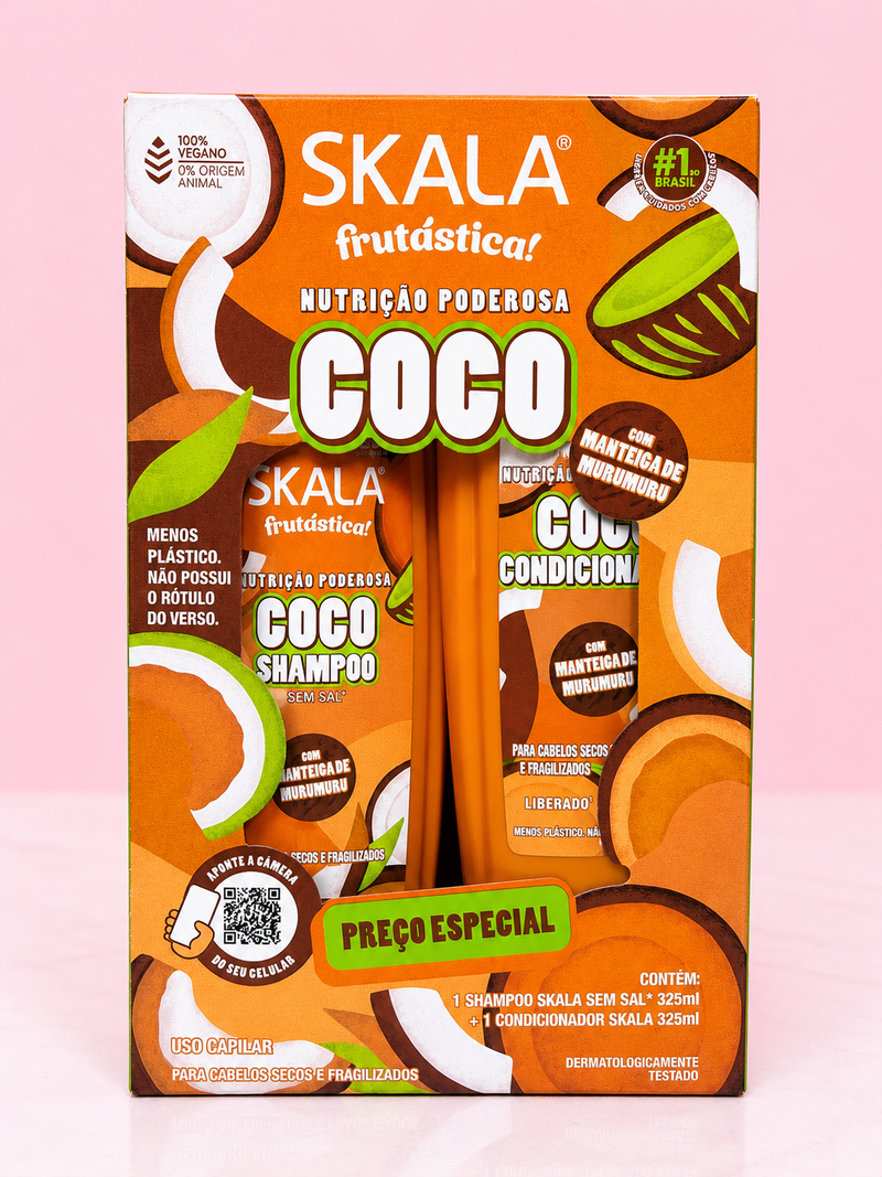 Kit shampoo + acondicionador coco