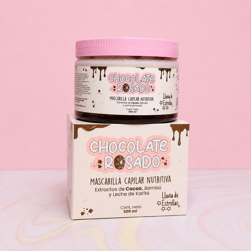 Mascarilla capilar chocolate rosado