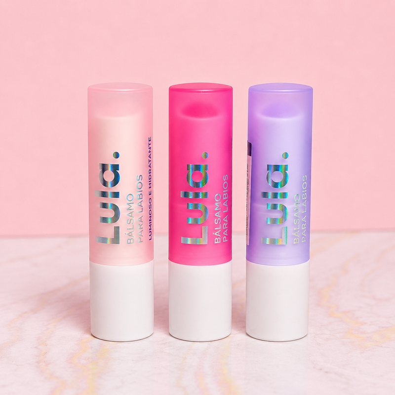 Bálsamo para labios en barra luminoso e hidratante