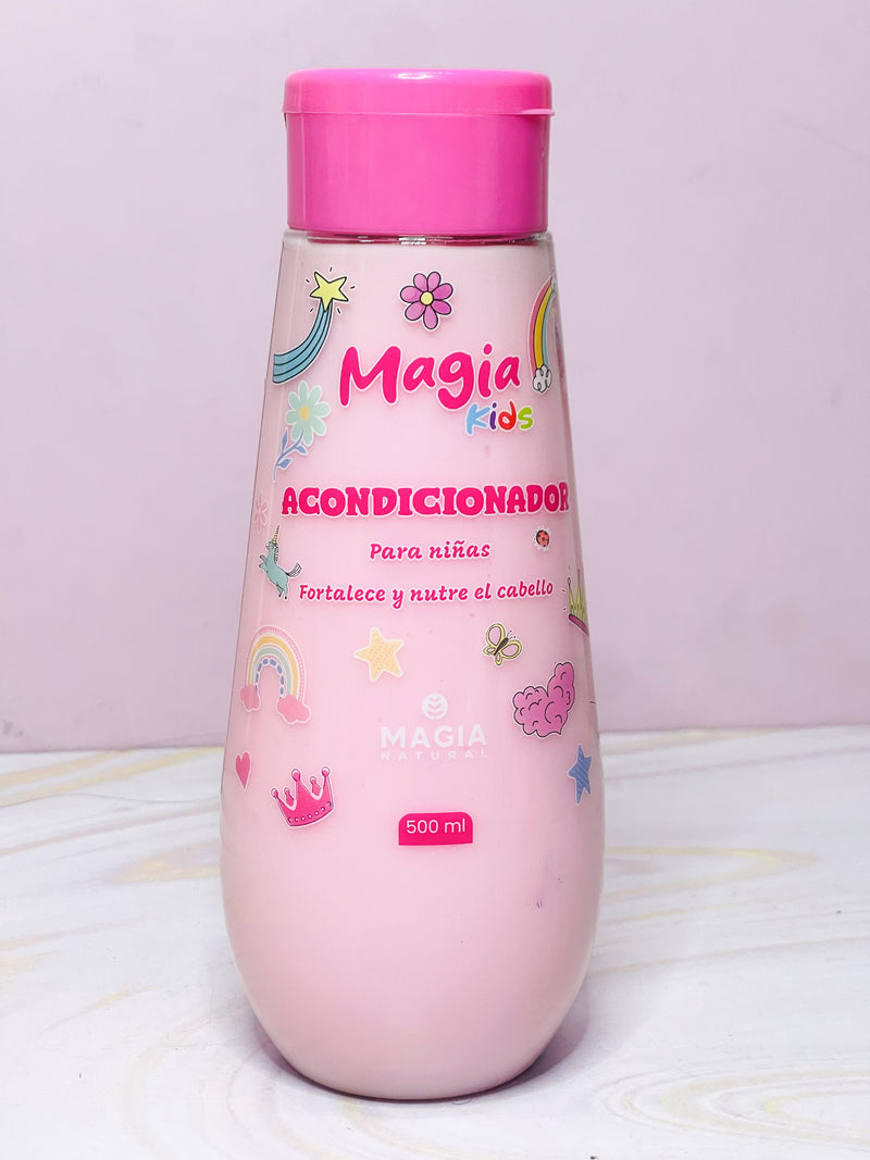 Acondicionador para niñas rosado