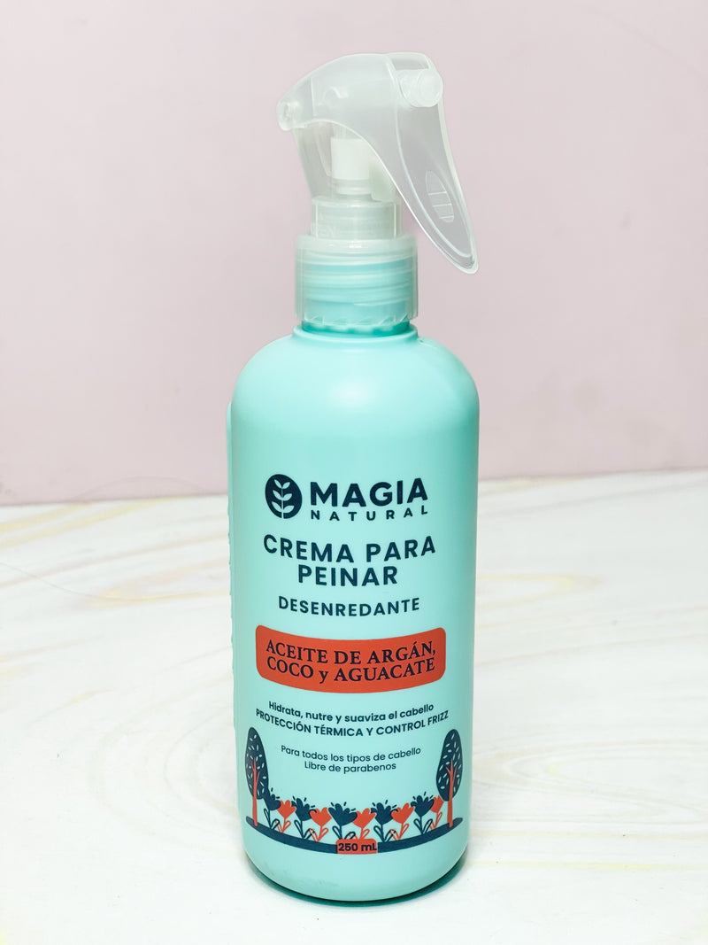 Crema para peinar desenredante