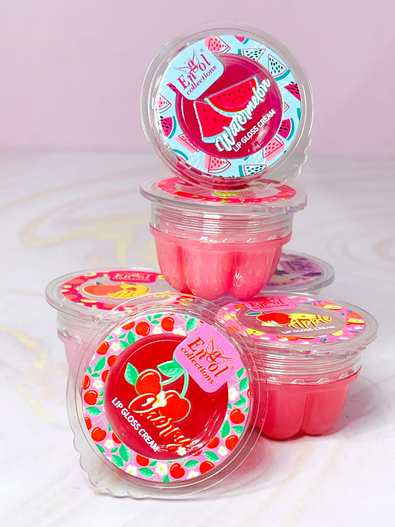 Lip gloss cream en tarrito
