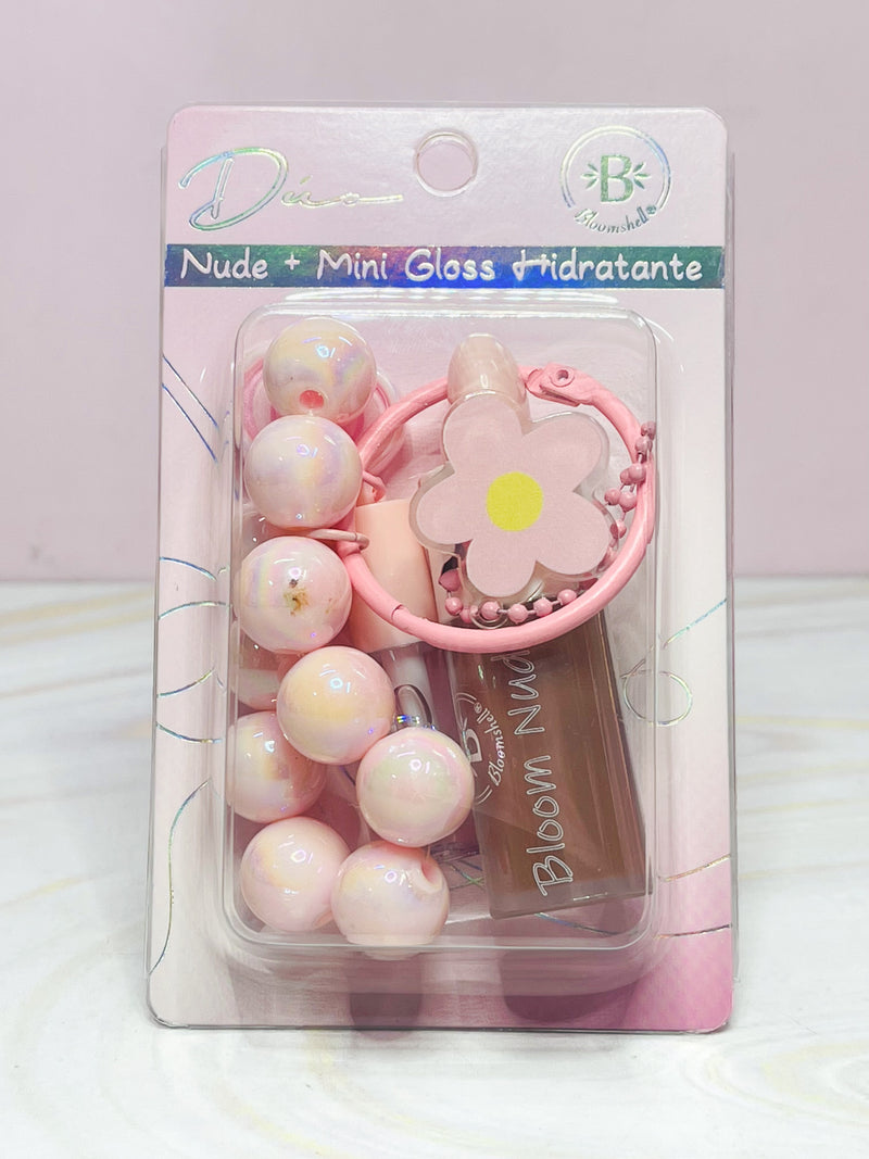 Dúo nude + mini gloss hidratante