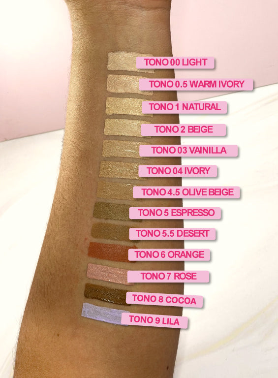 Corrector XL grande - Tono 0.5 warm ivory