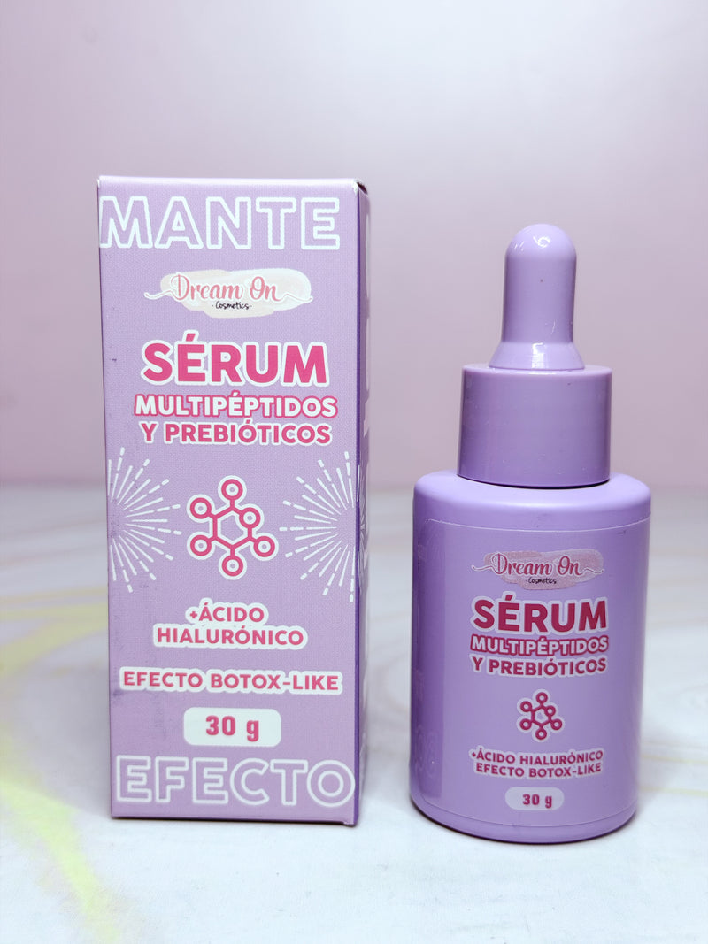 Suero multipéptidos y prebióticos cosmetics