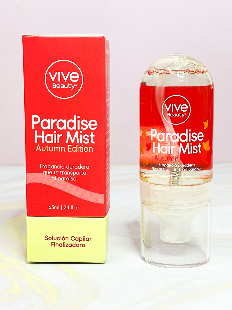 Perfume capilar paradise hair mist ref autumn edition vive beauty