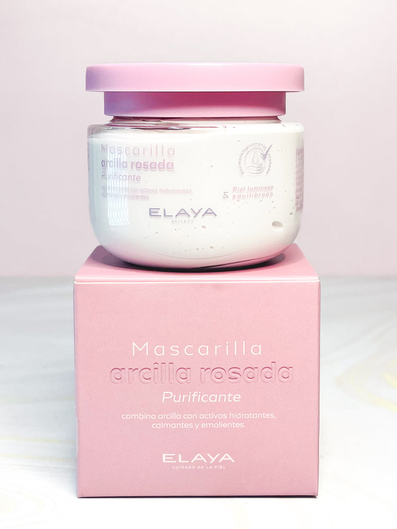 Mascarilla arcilla rosada purificante