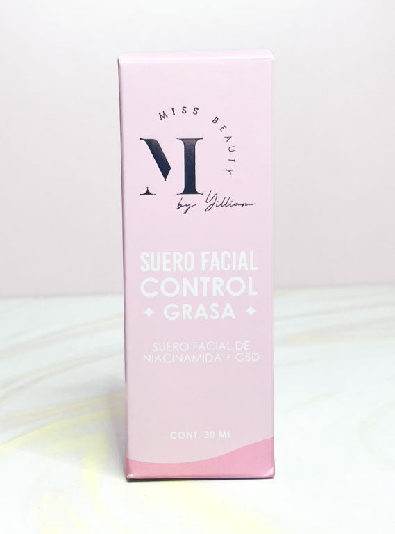 Suero control grasa con niacinamida y cbd