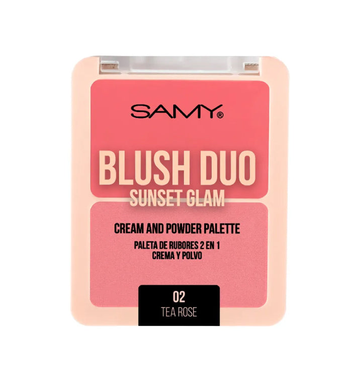 Rubor 2 en 1 sunset glam - 2 tea rose