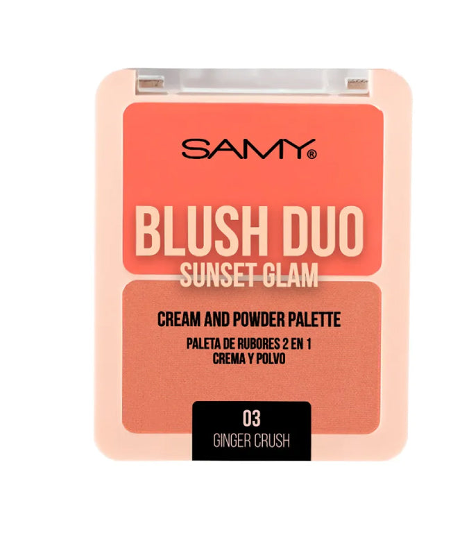 Rubor 2 en 1 sunset glam - 3 ginger crush