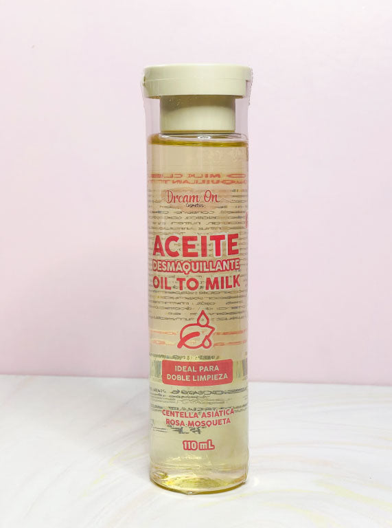 Aceite desmaquillante doble limpieza oil to milk grande 110 ml cosmetics