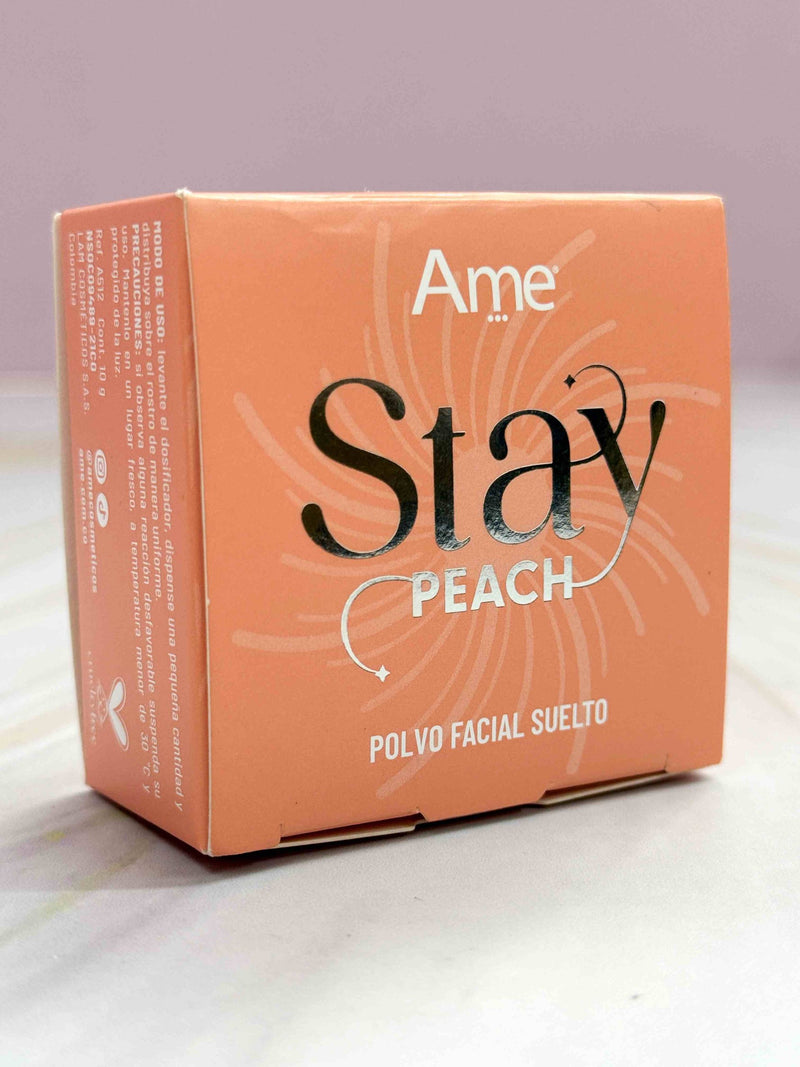 Polvo suelto durazno stay peach