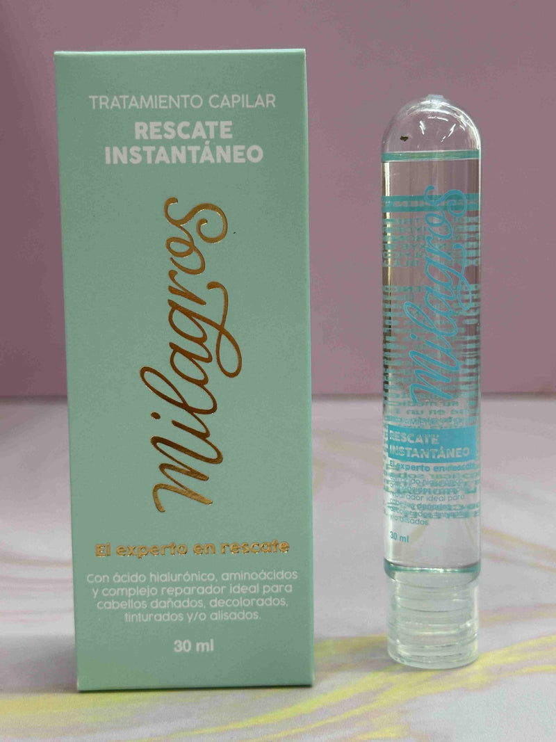 Ampolleta azul tratamiento capilar rescate instantáneo