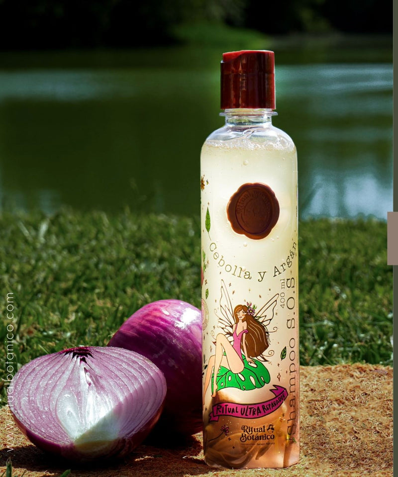 Shampoo sos con cebolla y argán