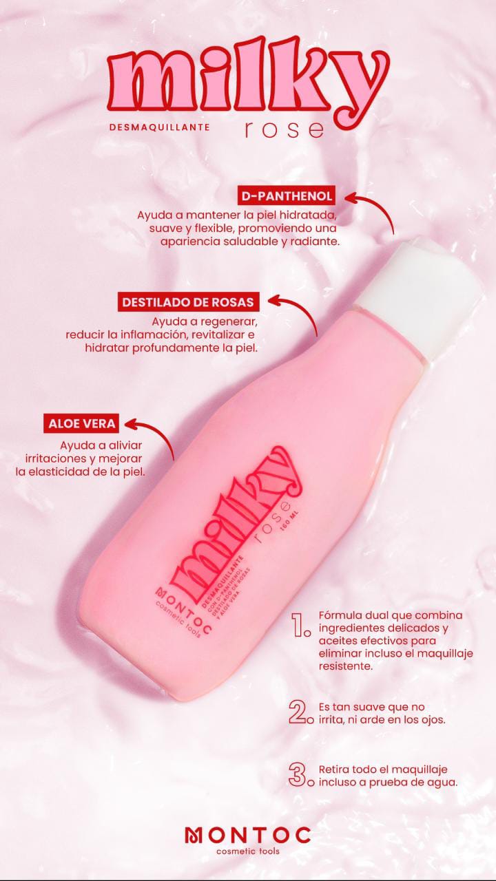 Desmaquillante bifásico milky rose