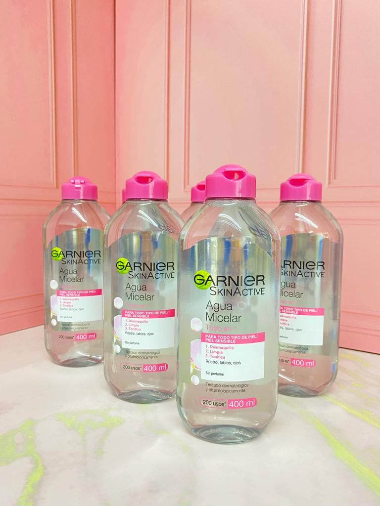 Agua micelar rosada 400 ml