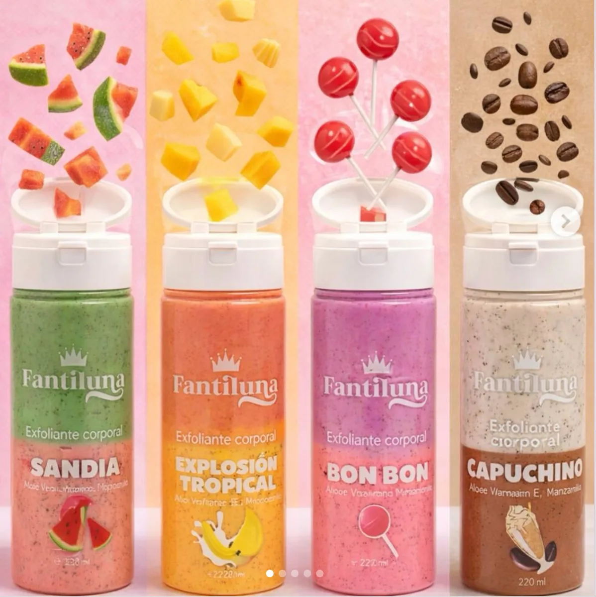 Exfoliante doble color
